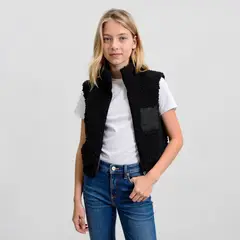 DOO AUSTRALIA - Chaqueta Sin Mangas Peluda Para Niña