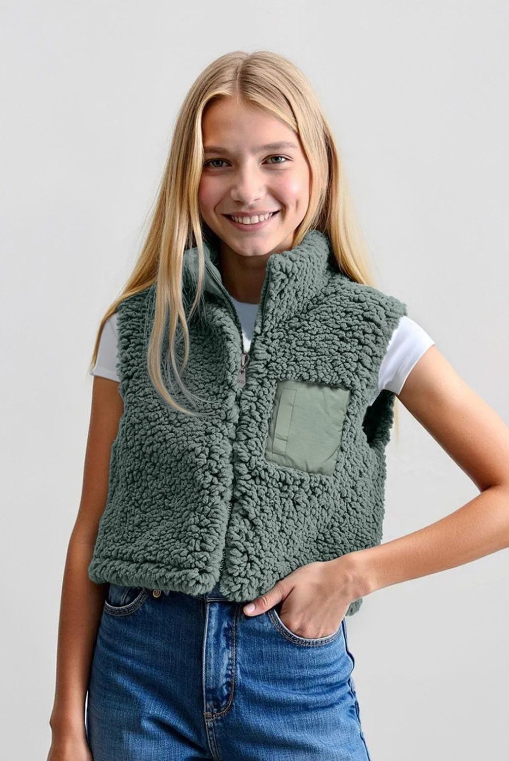 DOO AUSTRALIA - Chaleco Polar Doo Australia Niña Casual con Cremallera