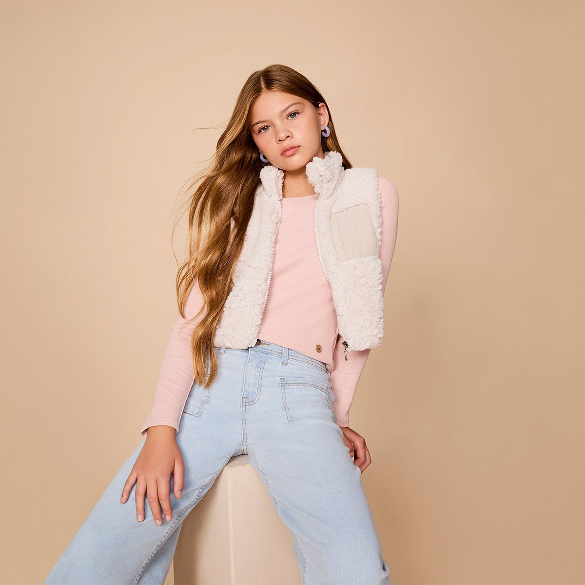 DOO AUSTRALIA - Chaleco Polar Doo Australia Niña Casual con Cremallera