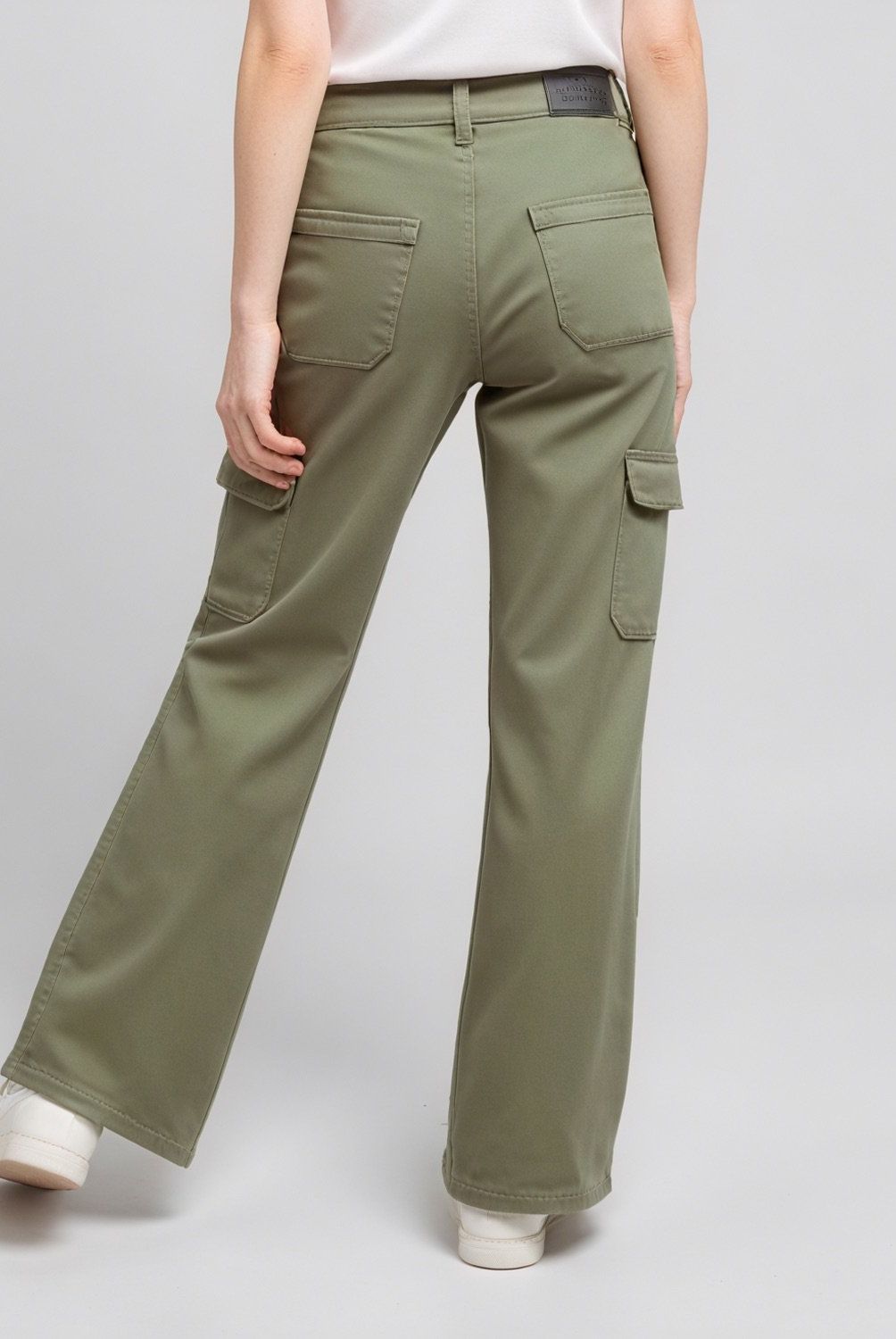 ELEVEN - Pantalón Eleven Cargo Tiro Alto Niña Algodón