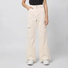 ELEVEN - Pantalón Cargo Tiro Alto Niña Algodón