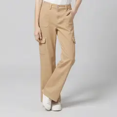 ELEVEN - Pantalón Cargo Tiro Alto para Niña