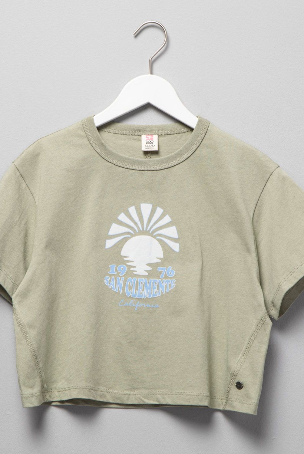 DOO AUSTRALIA - Polera Crop Estampada Algodón Niña Doo Australia