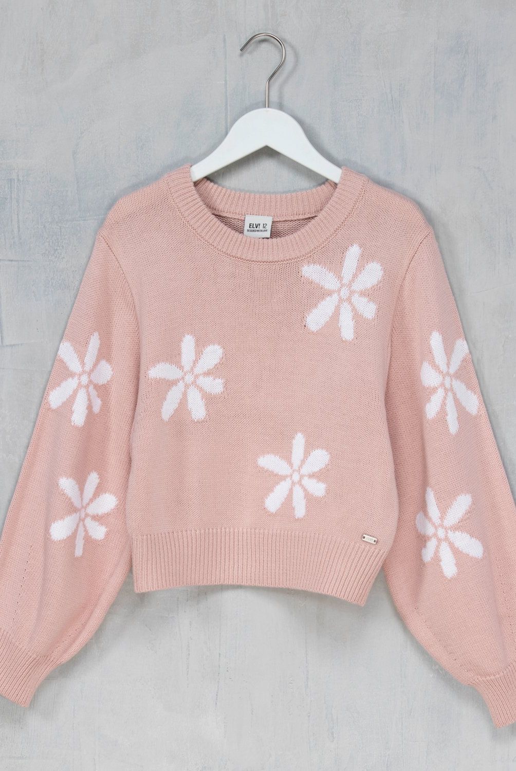 ELEVEN - Sweater Eleven Casual Flores Niña Manga Larga