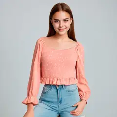 ELEVEN - Blusa Casual Niña Manga Larga