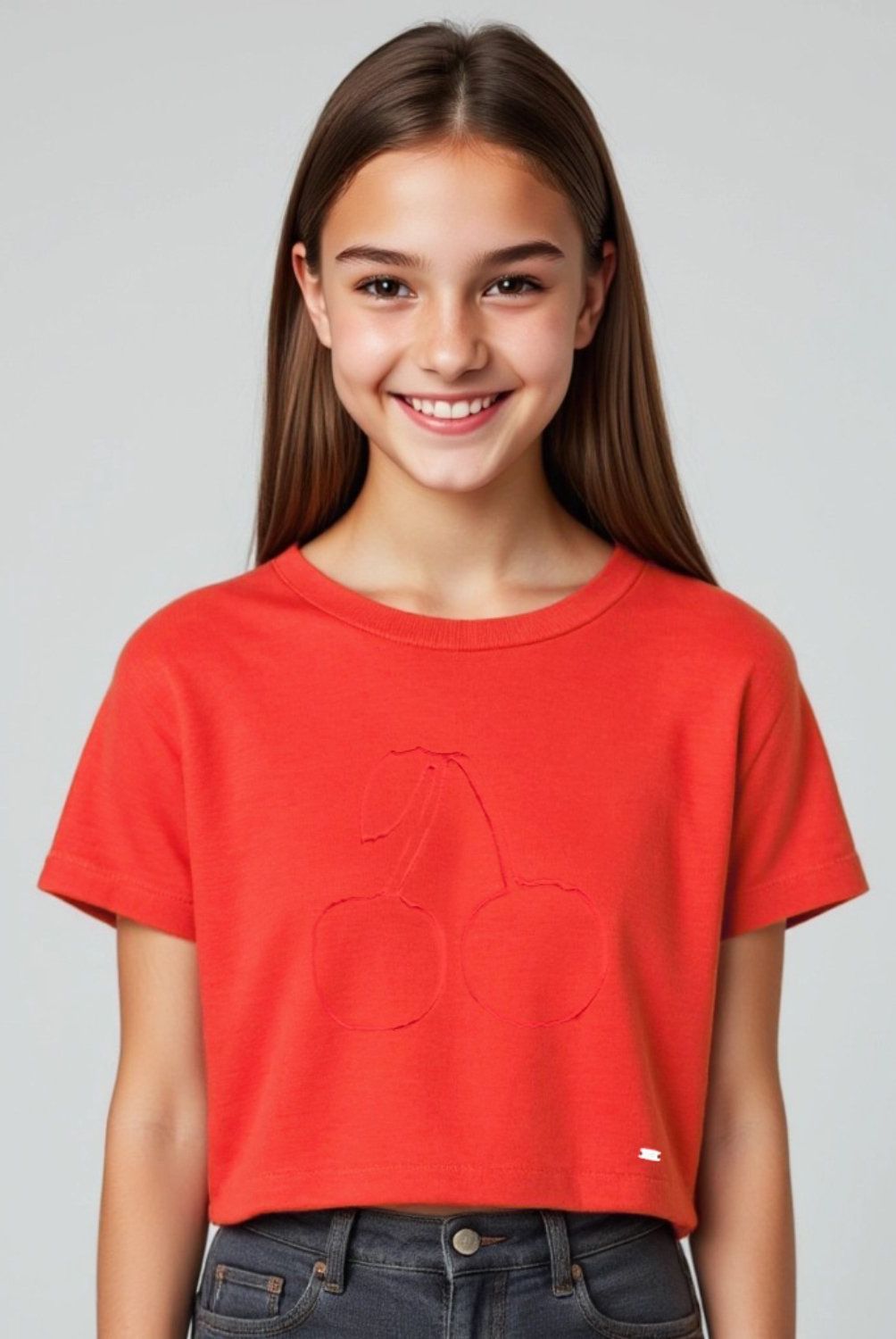ELEVEN - Polera Eleven Algodón Estampada Manga Corta Niña