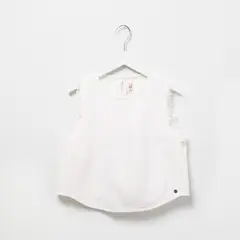 DOO AUSTRALIA - Blusa Casual Lino Manga Corta Niña Doo