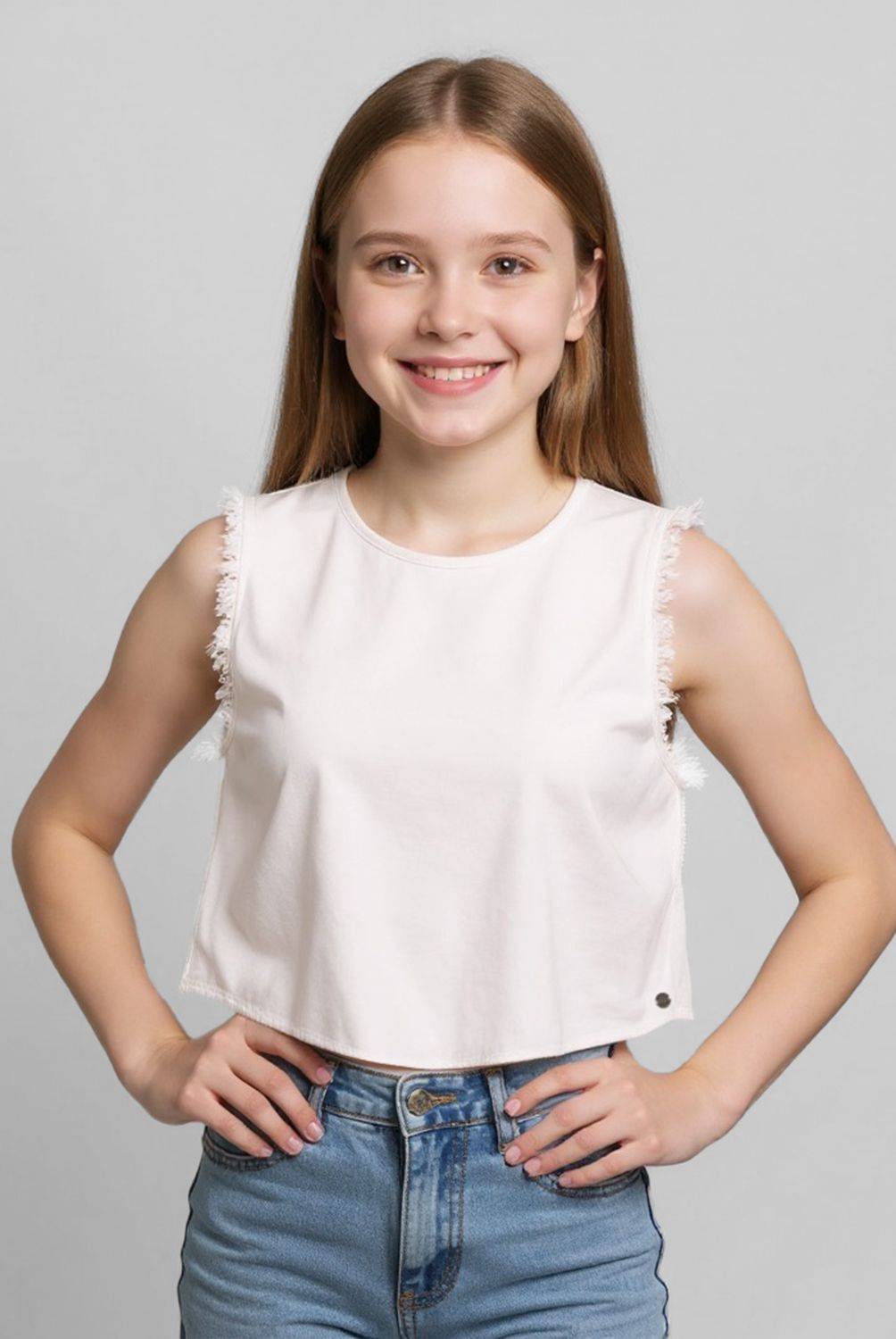 DOO AUSTRALIA - Blusa Niña Doo Australia Casual Lino Manga Corta