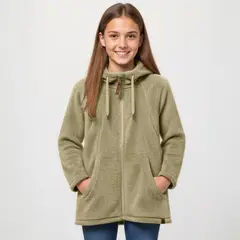 ELEVEN - Polerón Casual Niña Algodón Manga Larga con Gorro