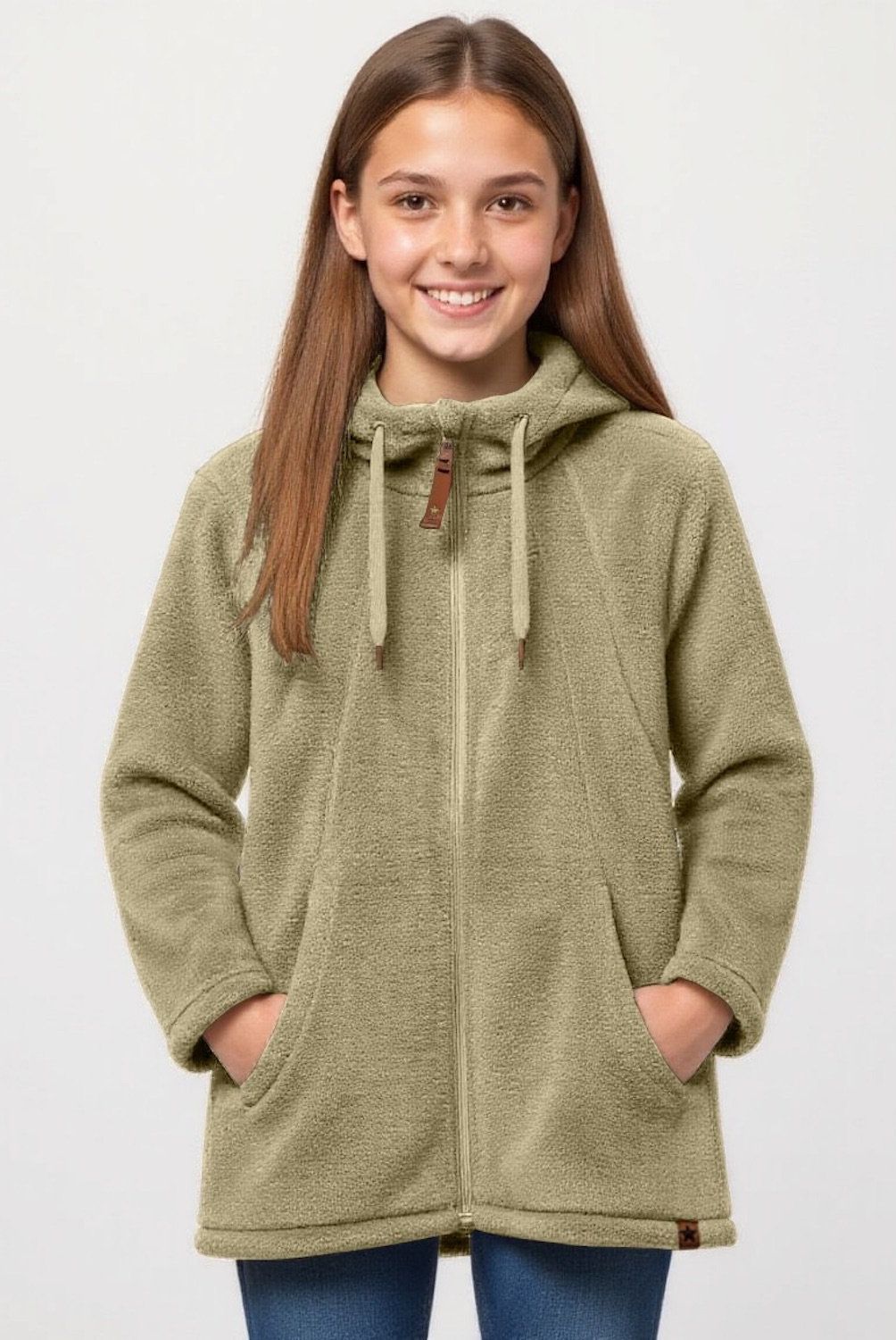 ELEVEN - Polerón Eleven Casual Niña Algodón Manga Larga con Gorro
