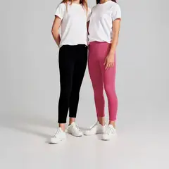 ELEVEN - Pack de 2 Calzas Niña Algodón Tiro Medio
