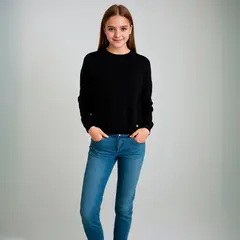 ELEVEN - Sweater Casual Manga Larga Niña Algodón