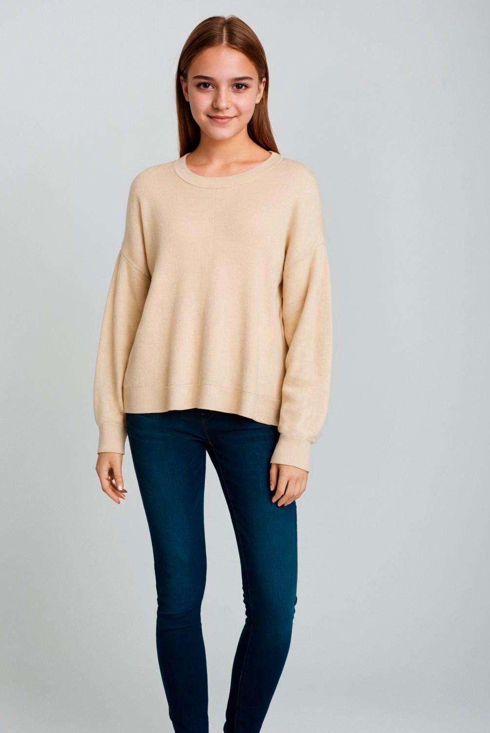 ELEVEN - Sweater Eleven Casual Manga Larga Niña Algodón