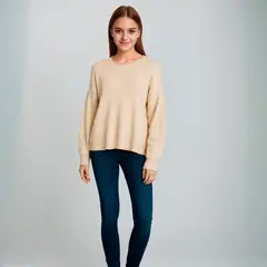 ELEVEN - Sweater Casual Manga Larga Niña Algodón