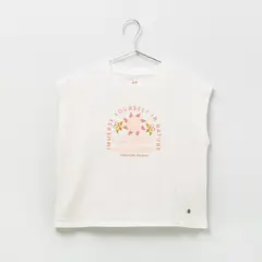 DOO AUSTRALIA - Polera Niña Algodón Estampada Sin Mangas Casual