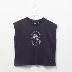 DOO AUSTRALIA - Polera Niña Algodón Estampada Sin Mangas Casual