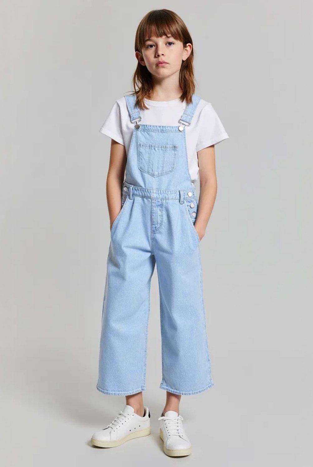 ELEVEN - Jardinera Eleven Casual Algodón Niña Diseño Liso