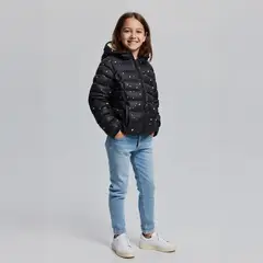 ELEVEN - Parka Casual Manga Larga para Niña
