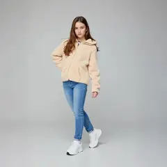 ELEVEN - Polerón Peludo Con Capucha Niña