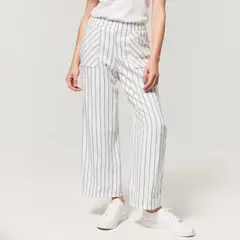 ELEVEN - Pantalón Casual Culotte Rayas Niña Algodón