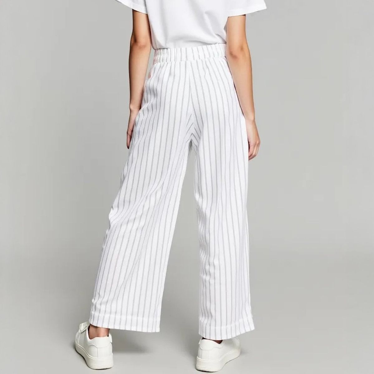 ELEVEN - Pantalón Eleven Casual Culotte Rayas Niña Algodón