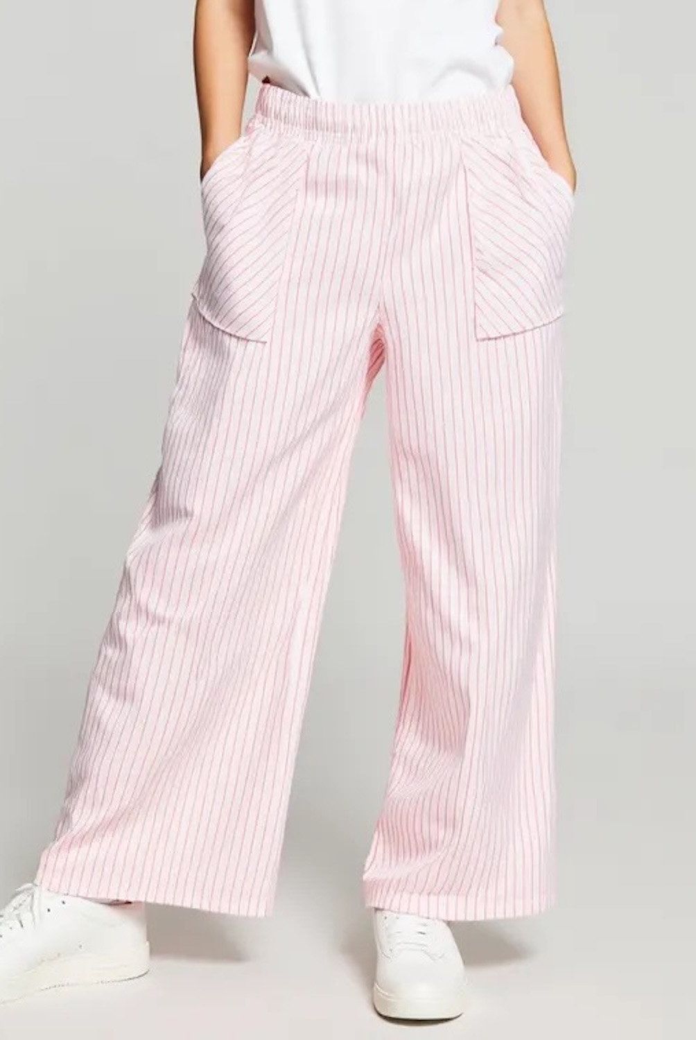ELEVEN - Pantalón Eleven Casual Culotte Rayas Niña Algodón