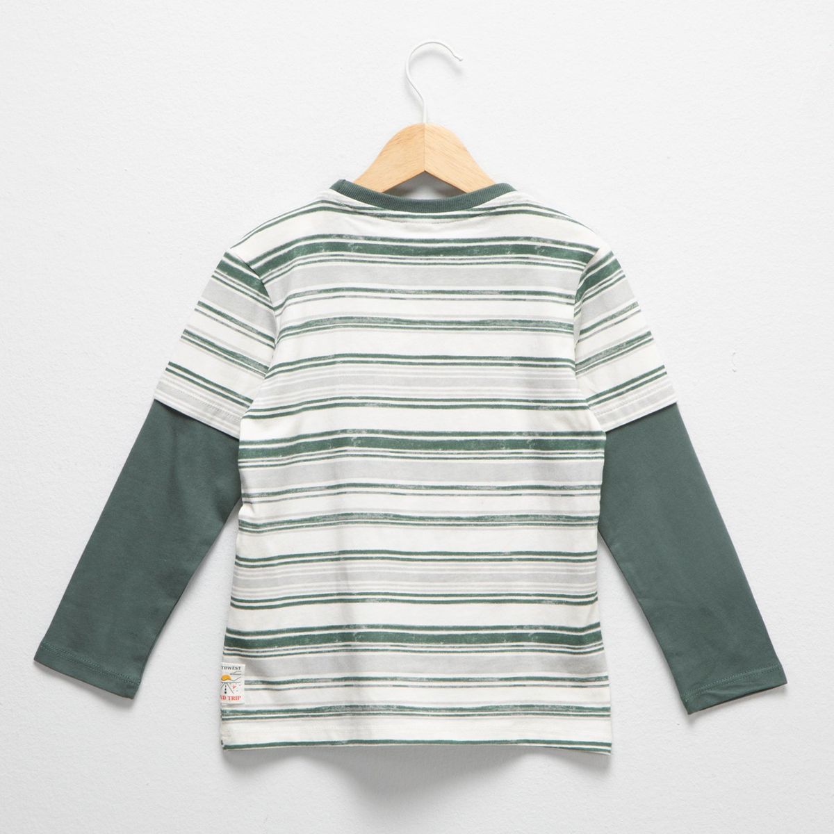 YAMP - Polera Manga Larga Algodón Niño Yamp Diseño Estampado