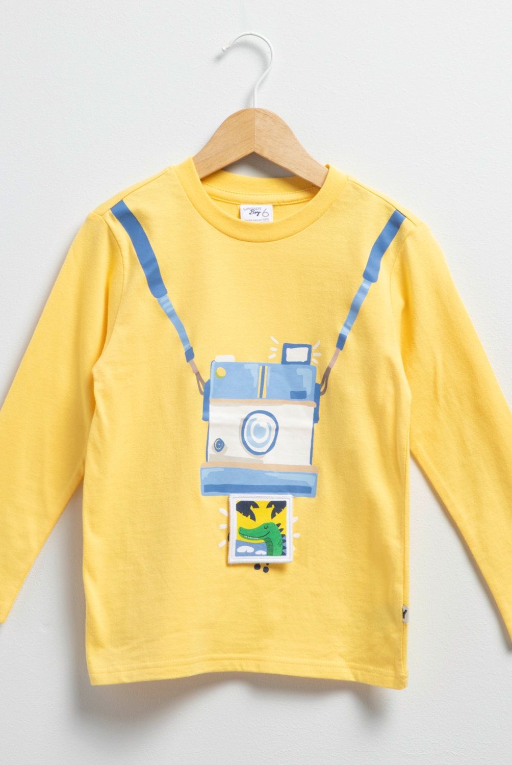 YAMP - Polera Manga Larga Algodón Estampada Niño Yamp
