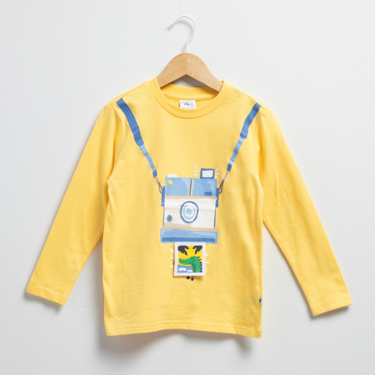 YAMP - Polera Manga Larga Algodón Estampada Niño Yamp