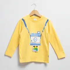 YAMP - Polera Manga Larga Algodón Estampada Niño
