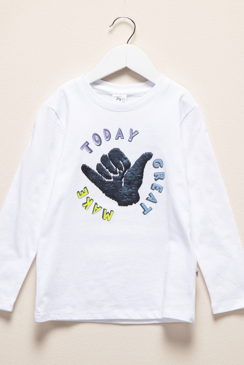 YAMP - Polera Manga Larga Algodón Estampada Niño Yamp