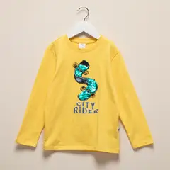 YAMP - Polera Lentejuelas Algodón Niño