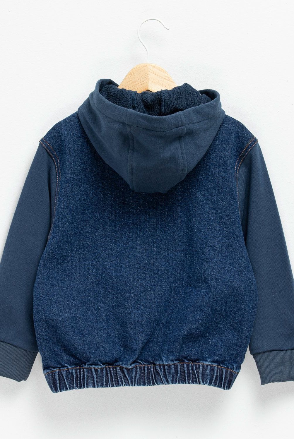 YAMP - Chaqueta Denim con Gorro Yamp Niño Manga Larga Casual