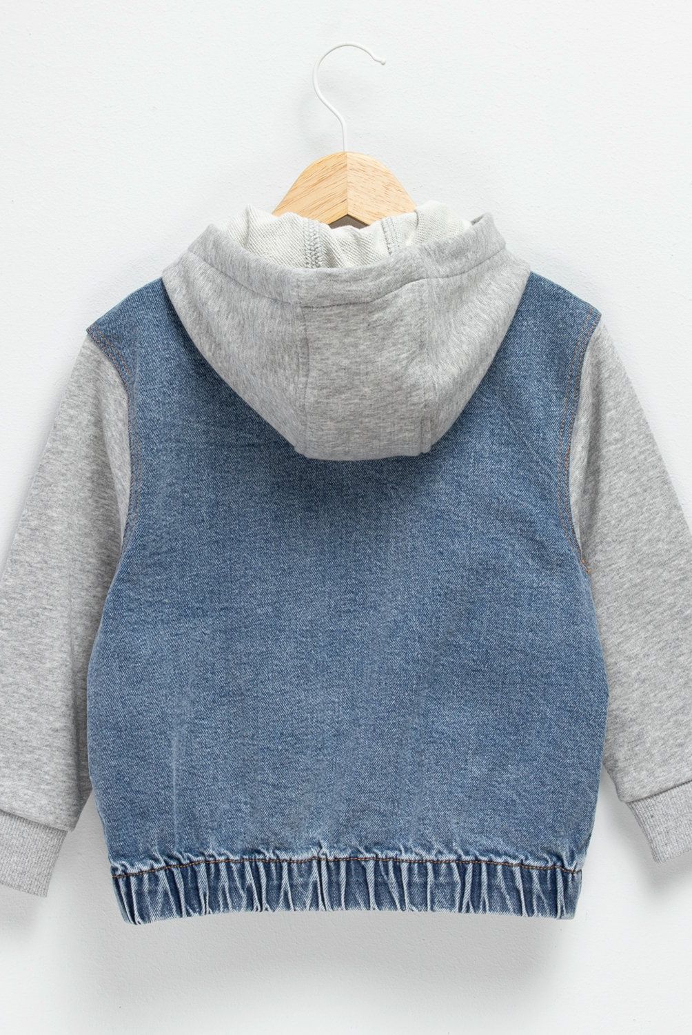 YAMP - Chaqueta Denim con Gorro Yamp Niño Manga Larga Casual