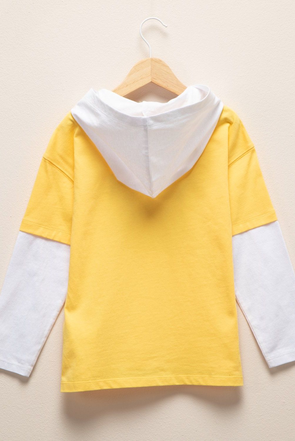 YAMP - Polera Yamp Algodón con Capucha Estampada Niño