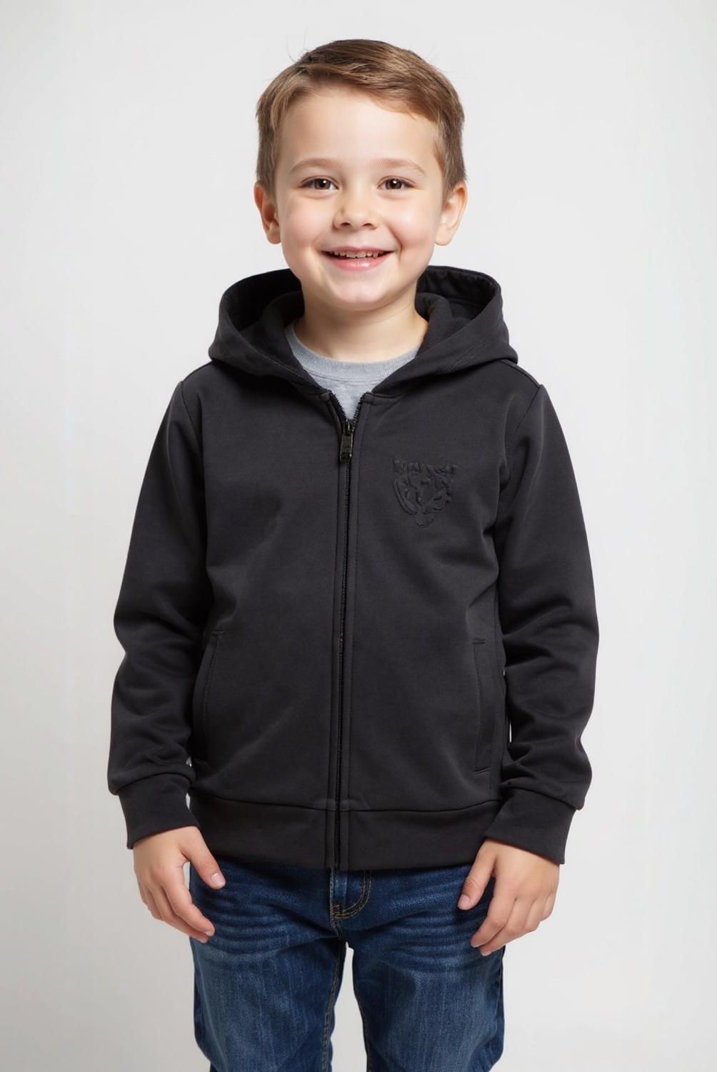 YAMP - Polerón Niño Yamp Polialgodón Estampado con Capucha
