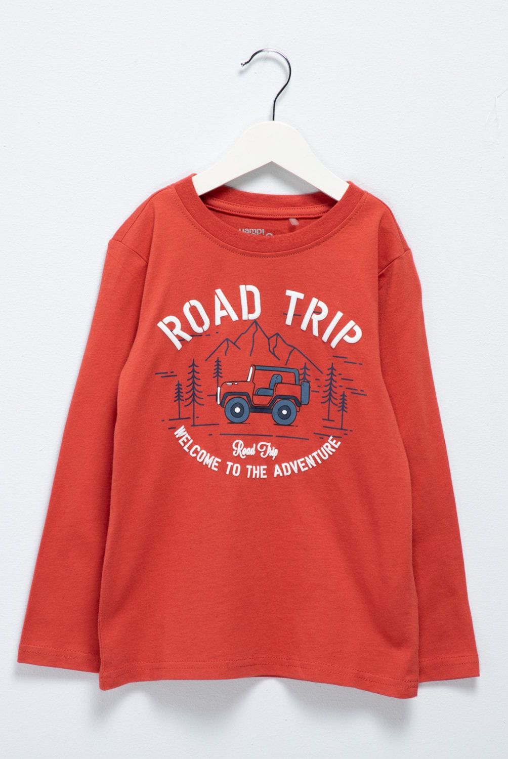 YAMP - Polera Manga Larga Algodón Estampada Niño Yamp