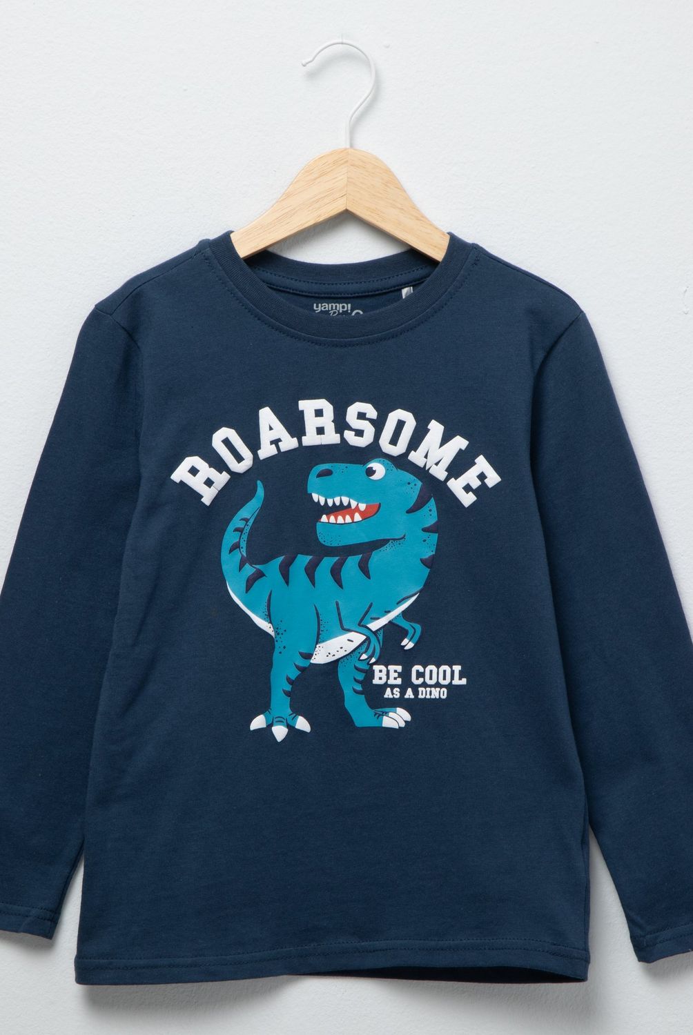 YAMP - Polera Manga Larga Algodón Estampada Niño Yamp