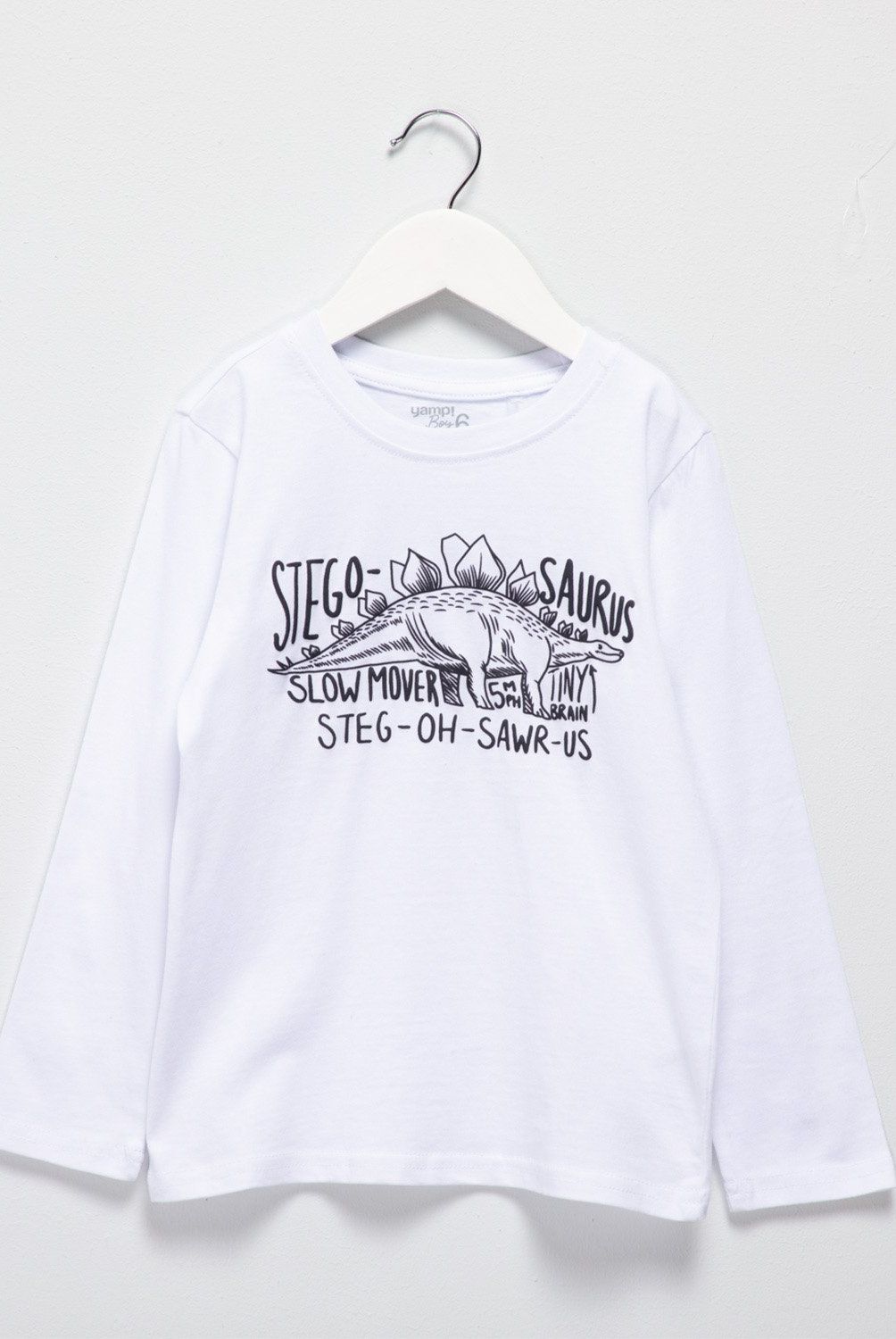 YAMP - Polera Manga Larga Algodón Estampada Niño Yamp