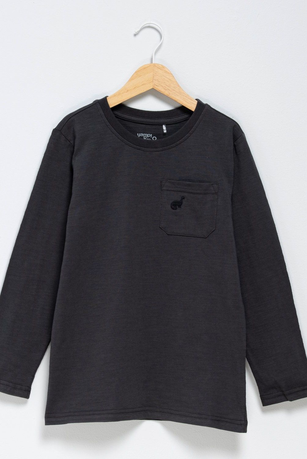 YAMP - Polera Manga Larga Algodón Niño Yamp Cuello Redondo