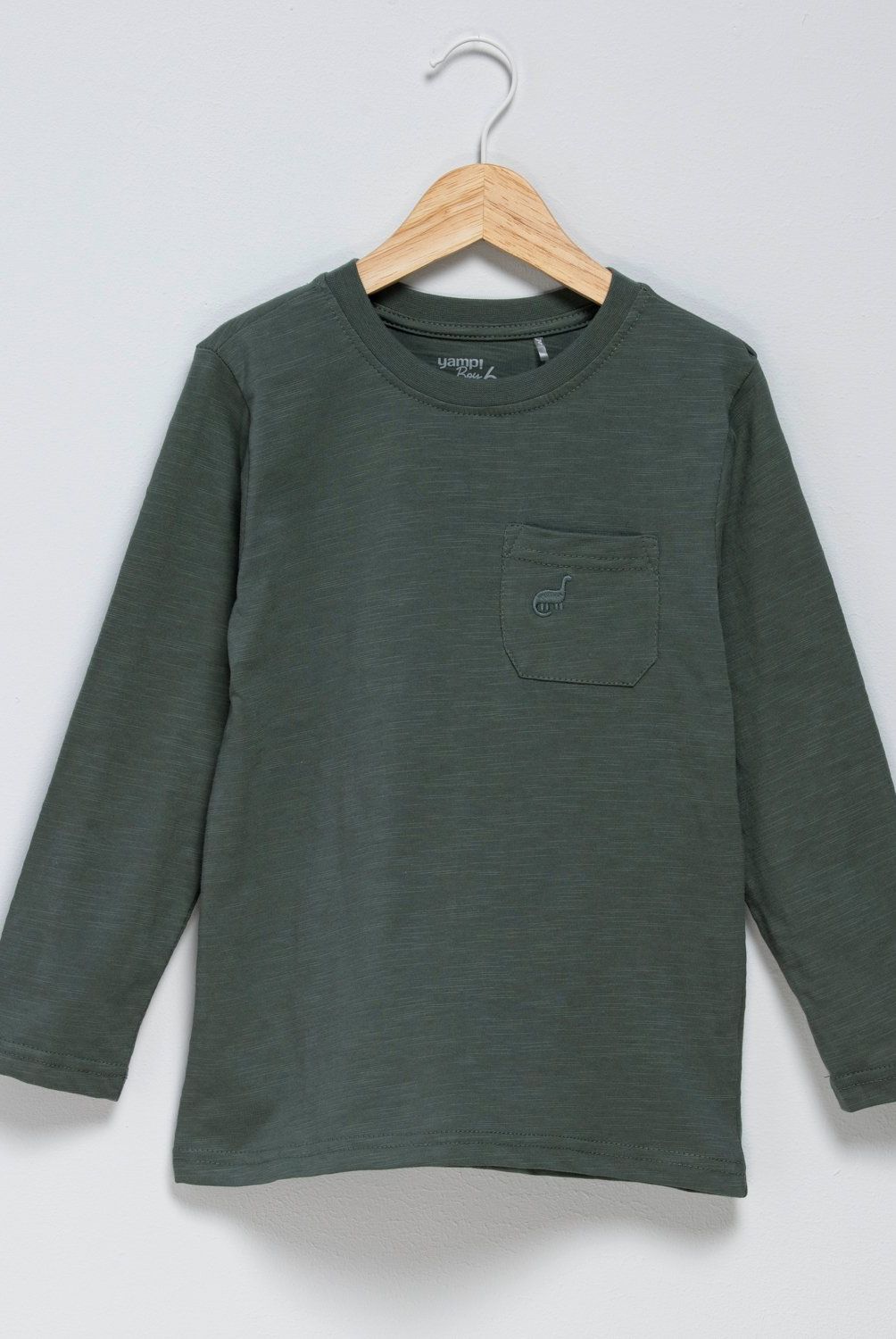 YAMP - Polera Manga Larga Algodón Niño Yamp Cuello Redondo