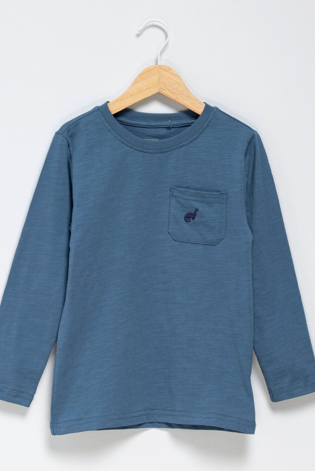 YAMP - Polera Manga Larga Algodón Niño Yamp Cuello Redondo