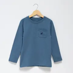 YAMP - Polera Manga Larga Algodón Niño Cuello Redondo