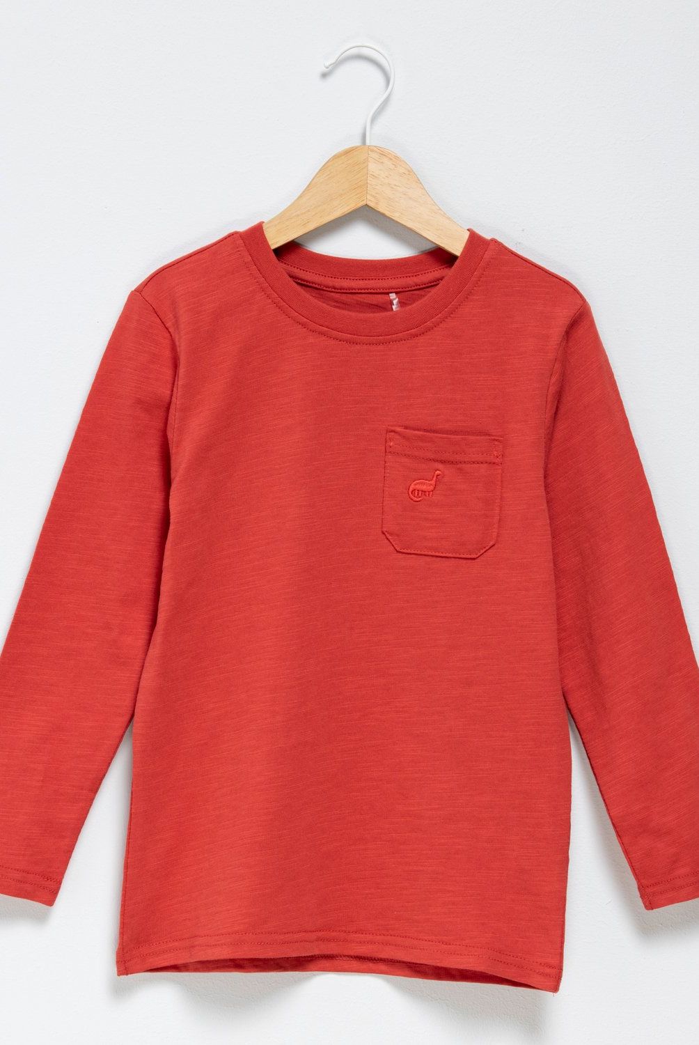 YAMP - Polera Manga Larga Algodón Niño Yamp Cuello Redondo