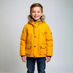 YAMP - Parka Con Capucha Y Forro Peludo Niño