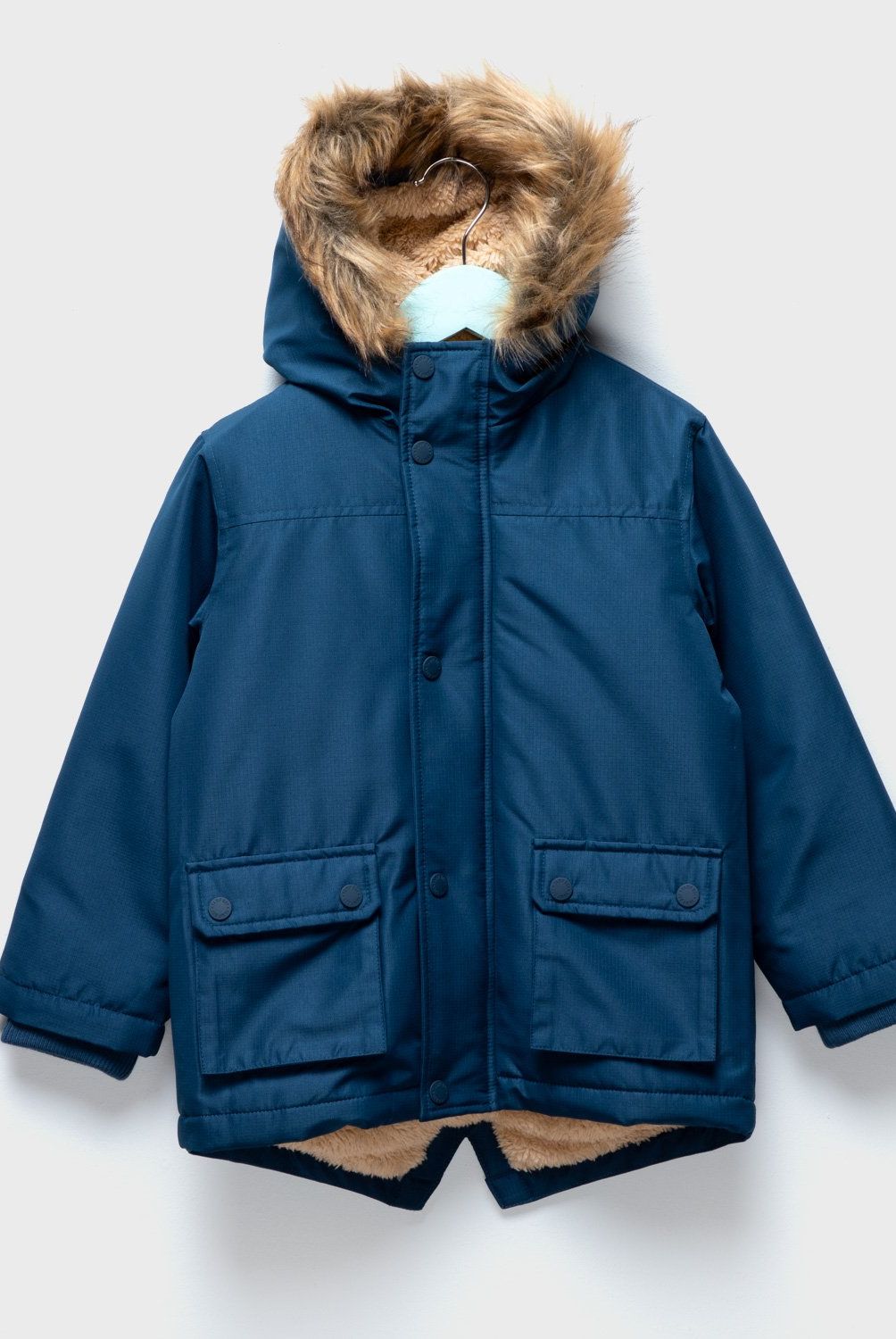 YAMP - Parka Yamp Con Capucha Y Forro Peludo Niño