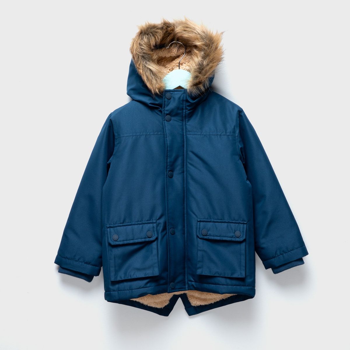 YAMP - Parka Yamp Con Capucha Y Forro Peludo Niño