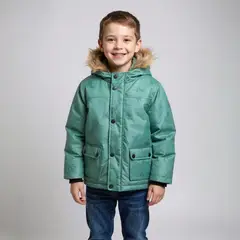 YAMP - Parka Con Capucha Y Forro Peludo Niño