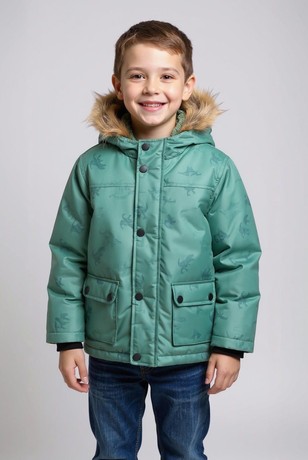 YAMP - Parka Yamp Con Capucha Y Forro Peludo Niño