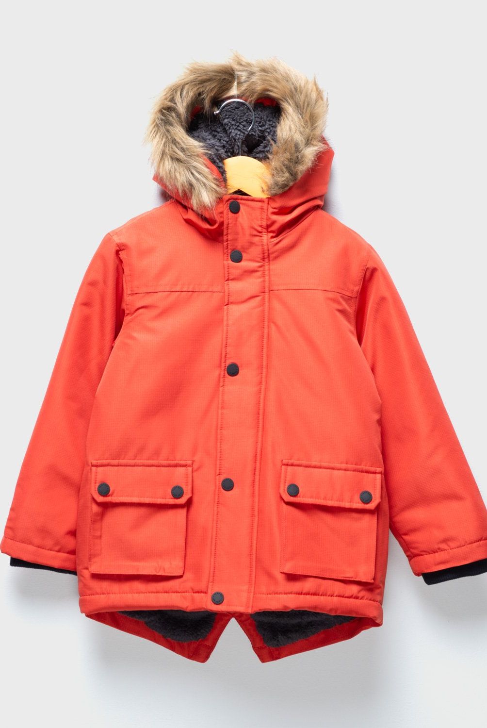 YAMP - Parka Yamp Con Capucha Y Forro Peludo Niño